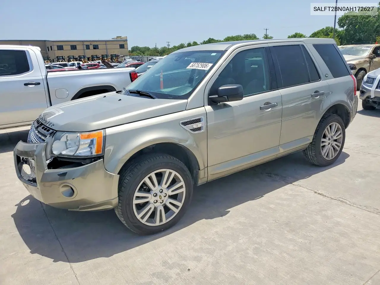 2010 Land Rover Lr2 Hse Technology VIN: SALFT2BN0AH172627 Lot: 58752906