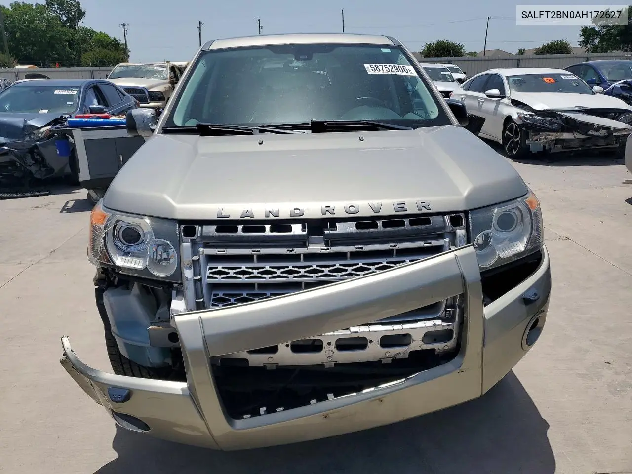 2010 Land Rover Lr2 Hse Technology VIN: SALFT2BN0AH172627 Lot: 58752906