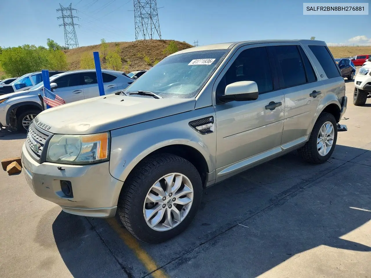 2011 Land Rover Lr2 Hse VIN: SALFR2BN8BH276881 Lot: 61071936