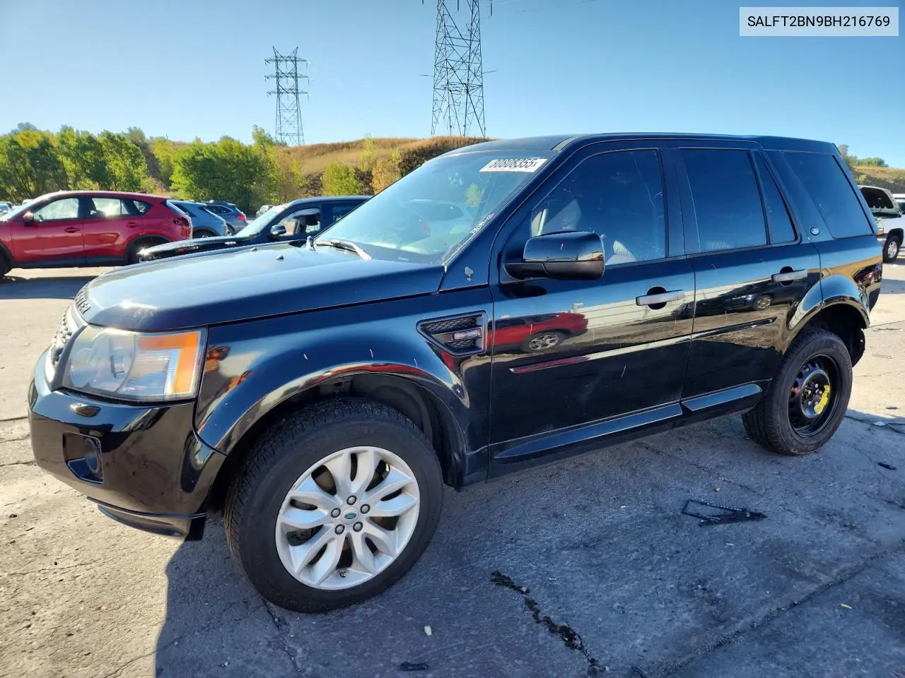 2011 Land Rover Lr2 Hse Luxury VIN: SALFT2BN9BH216769 Lot: 80808355