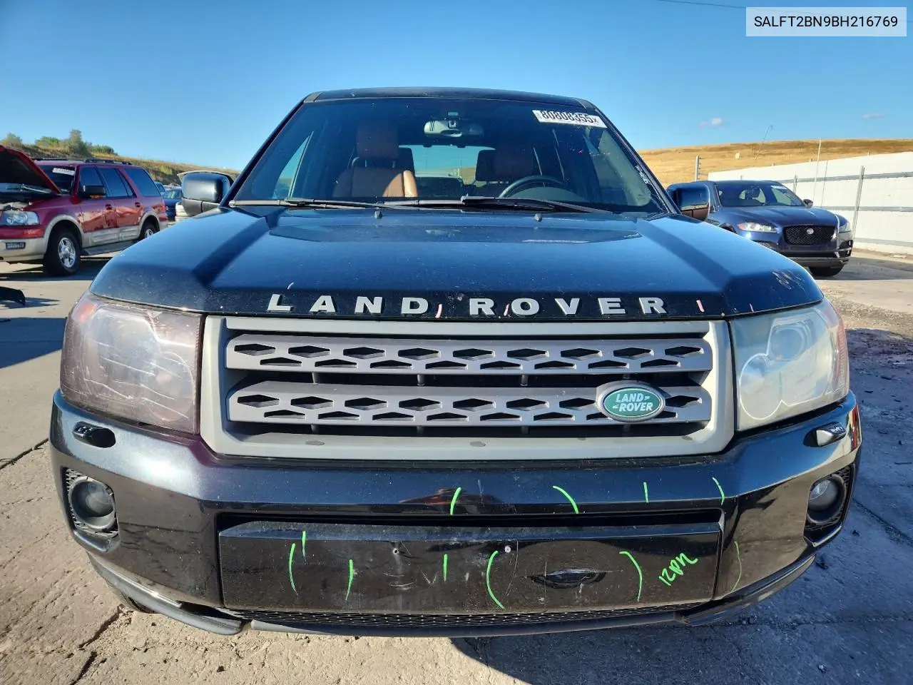 2011 Land Rover Lr2 Hse Luxury VIN: SALFT2BN9BH216769 Lot: 80808355