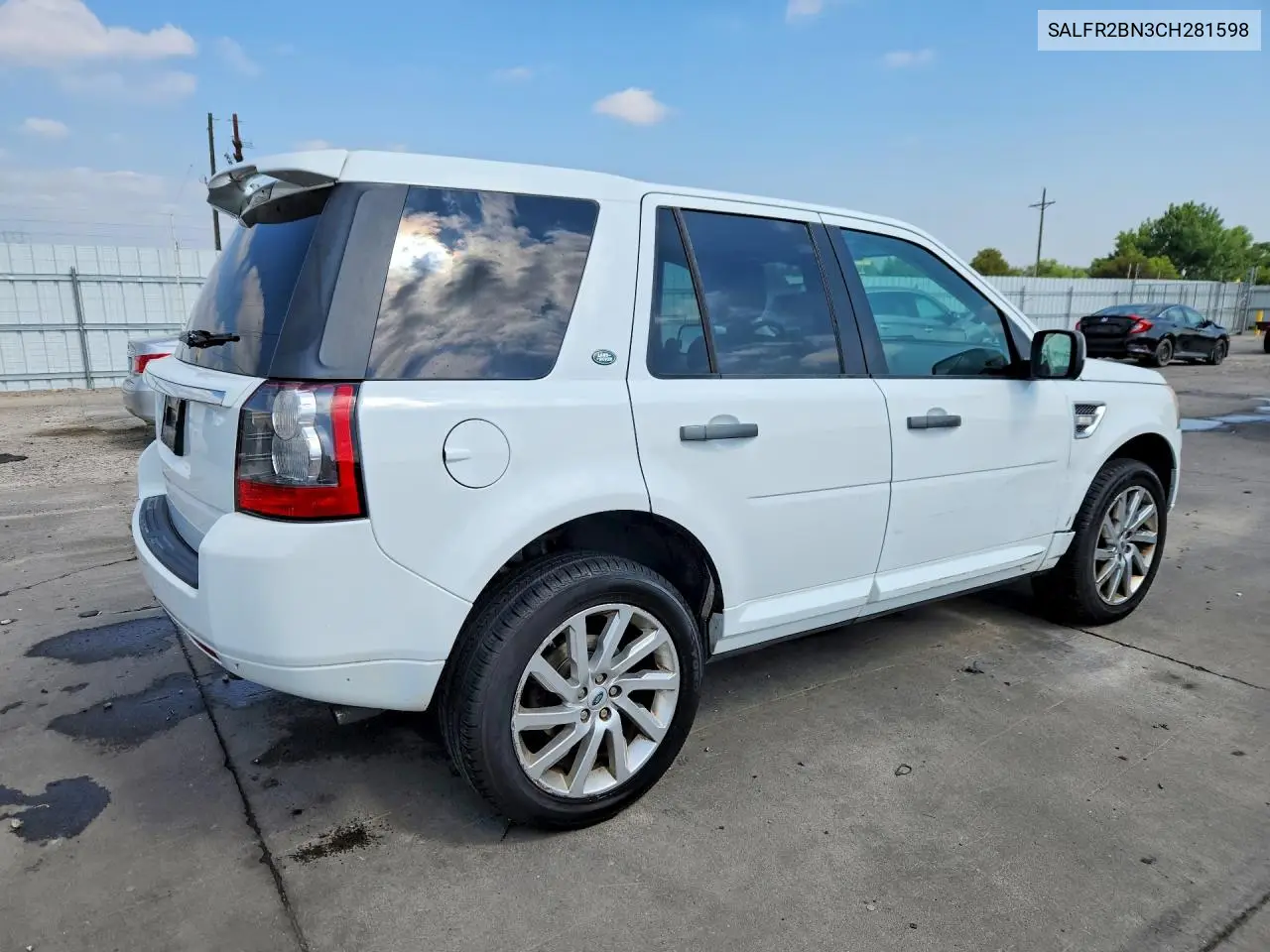 2012 Land Rover Lr2 Hse VIN: SALFR2BN3CH281598 Lot: 58515536