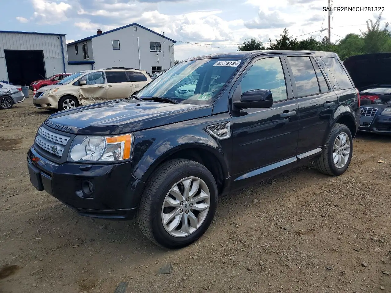 2012 Land Rover Lr2 Hse VIN: SALFR2BN6CH281322 Lot: 85619135
