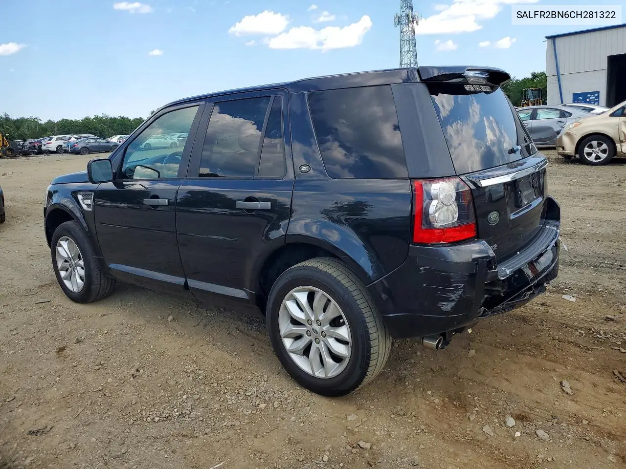 2012 Land Rover Lr2 Hse VIN: SALFR2BN6CH281322 Lot: 85619135