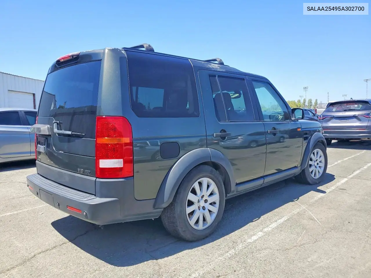 2005 Land Rover Lr3 VIN: SALAA25495A302700 Lot: 59166626