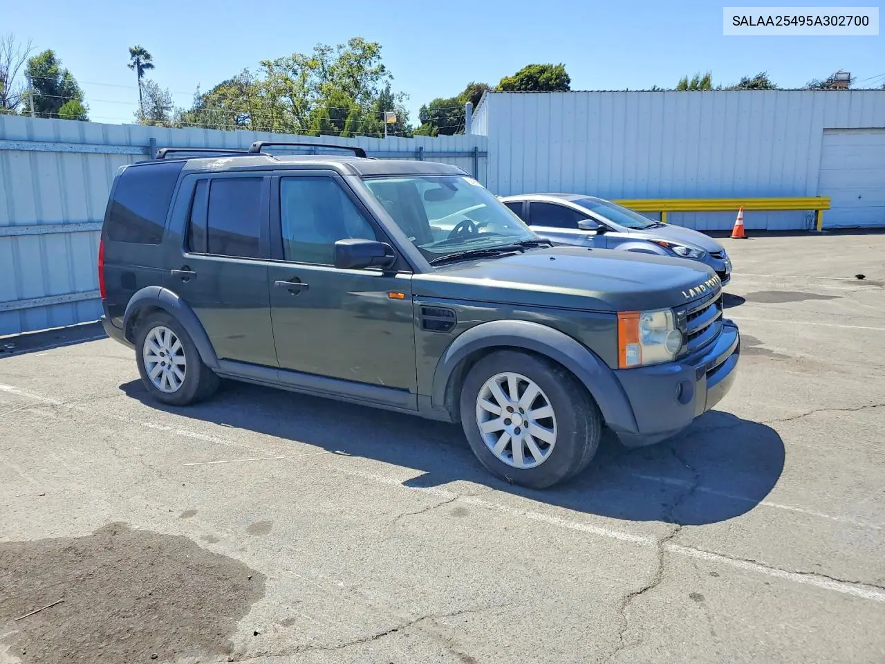 2005 Land Rover Lr3 VIN: SALAA25495A302700 Lot: 59166626