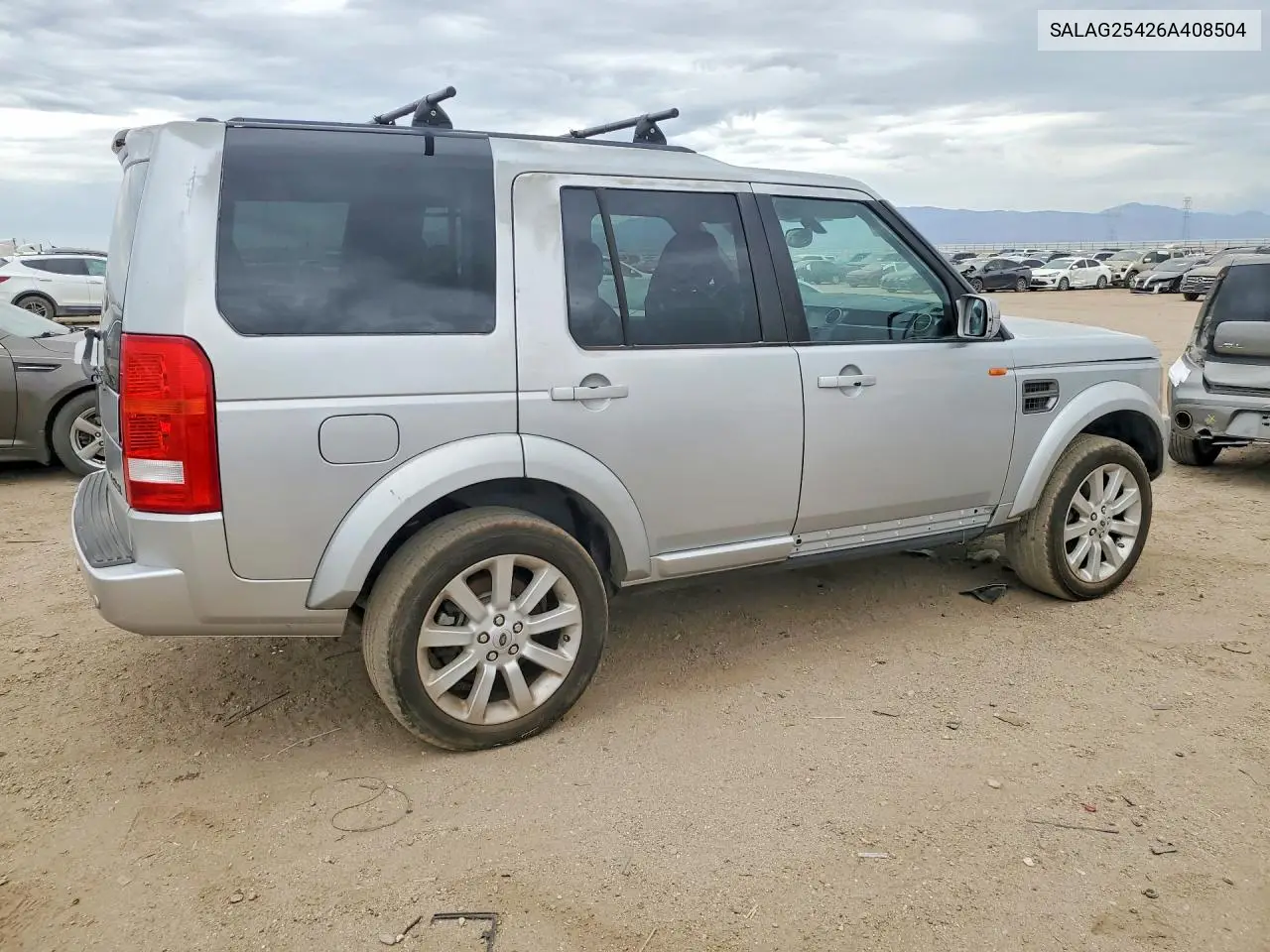 2006 Land Rover Lr3 Hse VIN: SALAG25426A408504 Lot: 60664286