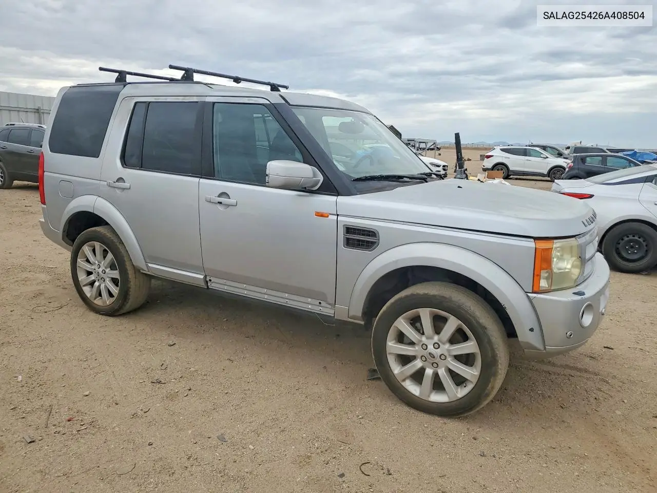2006 Land Rover Lr3 Hse VIN: SALAG25426A408504 Lot: 60664286
