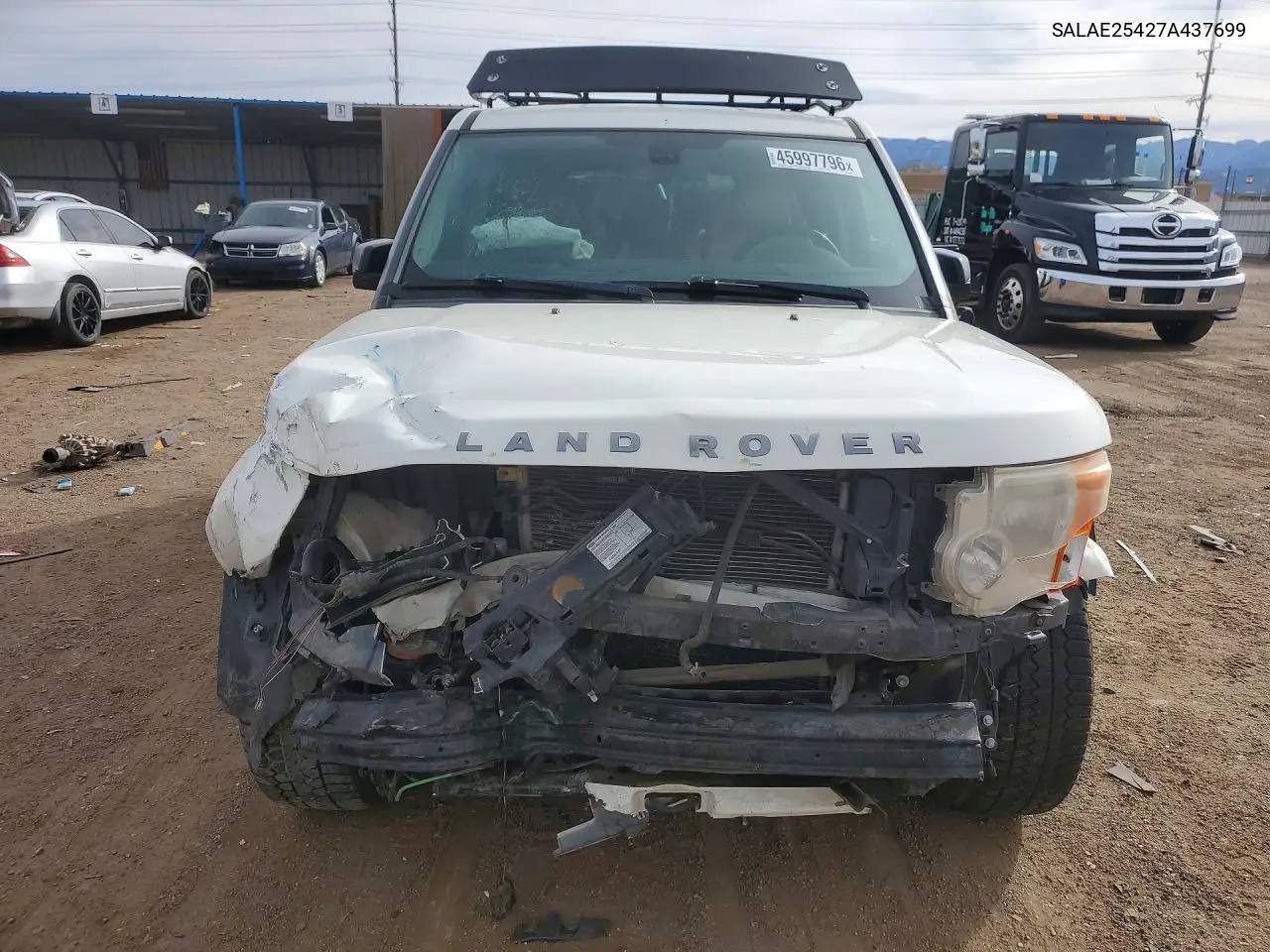 2007 Land Rover Lr3 Se VIN: SALAE25427A437699 Lot: 45997796