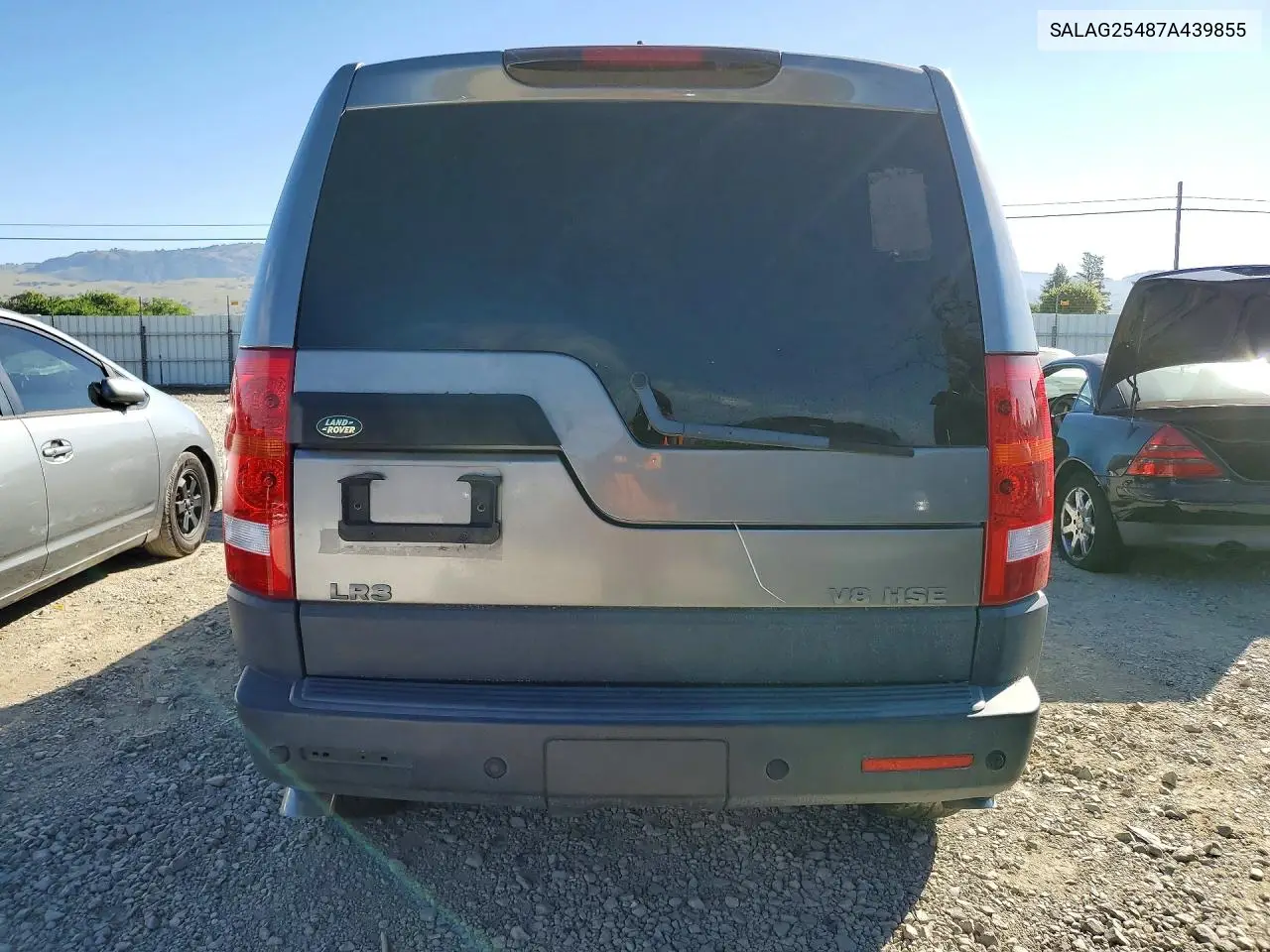 2007 Land Rover Lr3 Hse VIN: SALAG25487A439855 Lot: 49300906