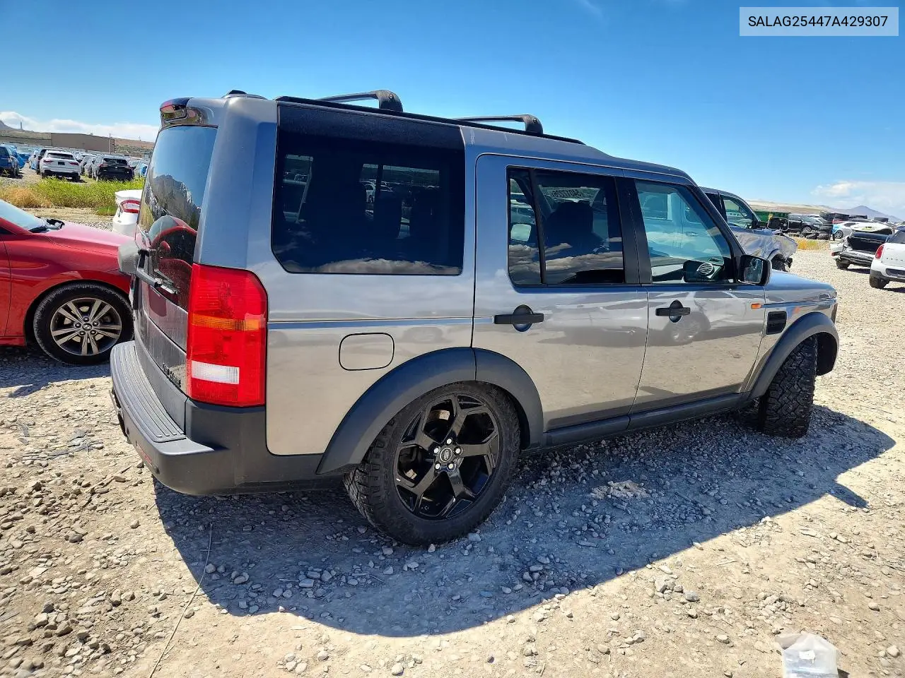 2007 Land Rover Lr3 Hse VIN: SALAG25447A429307 Lot: 54017226