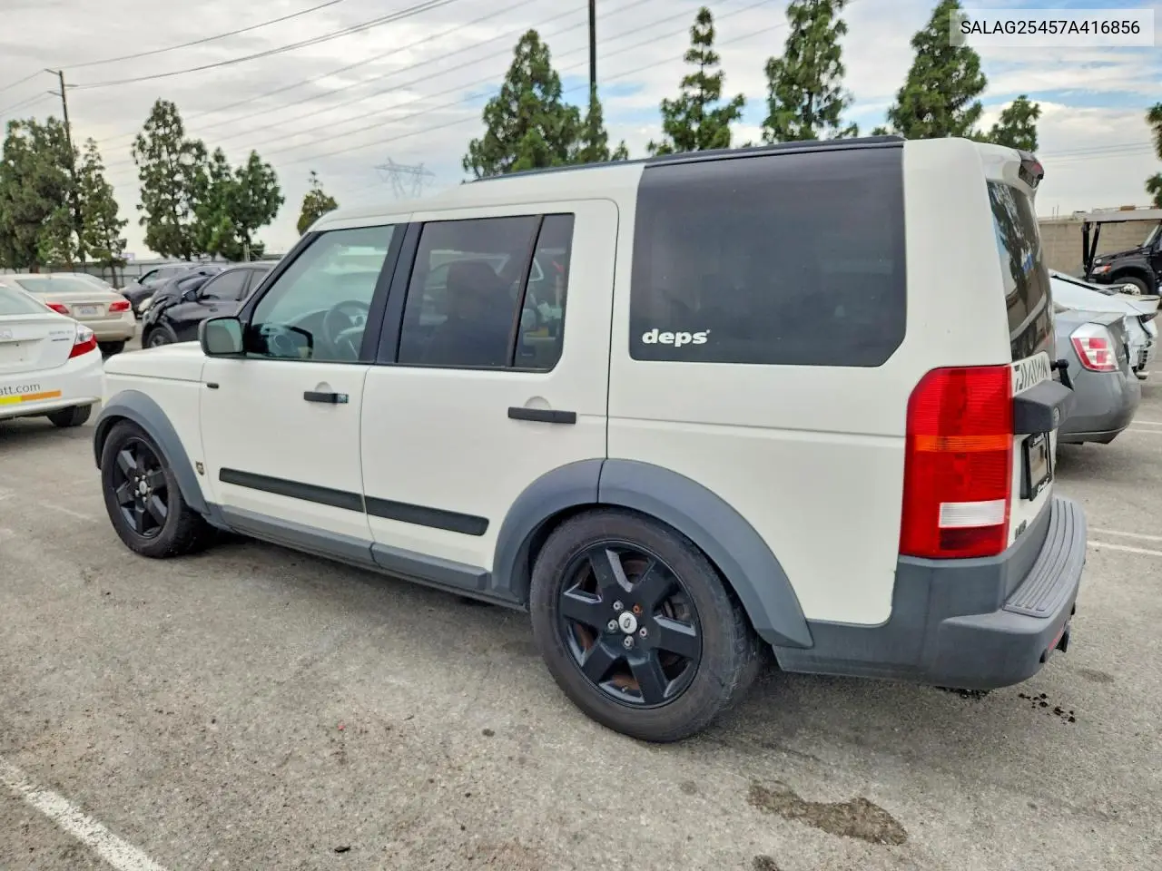 2007 Land Rover Lr3 Hse VIN: SALAG25457A416856 Lot: 60775186