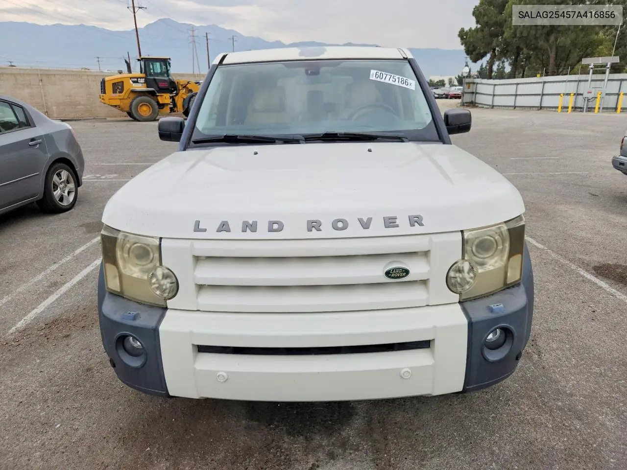 2007 Land Rover Lr3 Hse VIN: SALAG25457A416856 Lot: 60775186