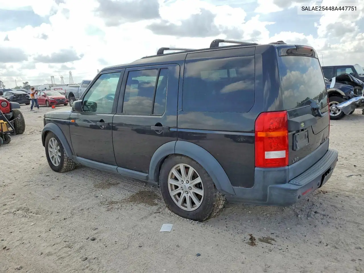 2008 Land Rover Lr3 Se VIN: SALAE25448A447751 Lot: 48138106