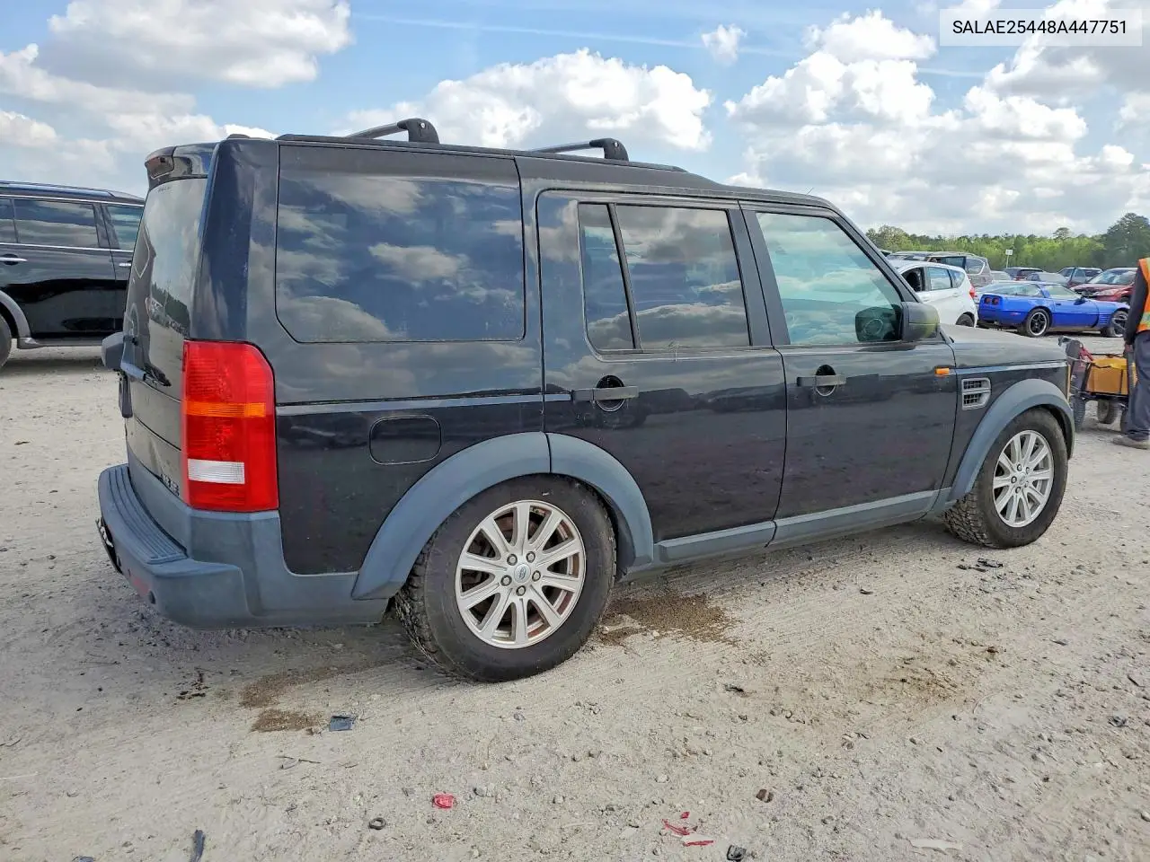 2008 Land Rover Lr3 Se VIN: SALAE25448A447751 Lot: 48138106