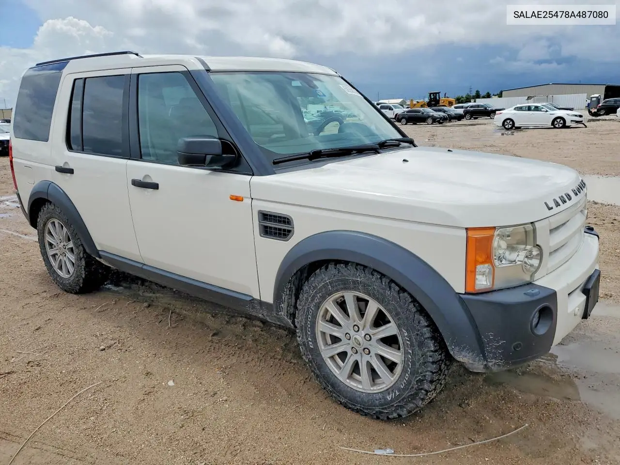 2008 Land Rover Lr3 Se VIN: SALAE25478A487080 Lot: 56358136