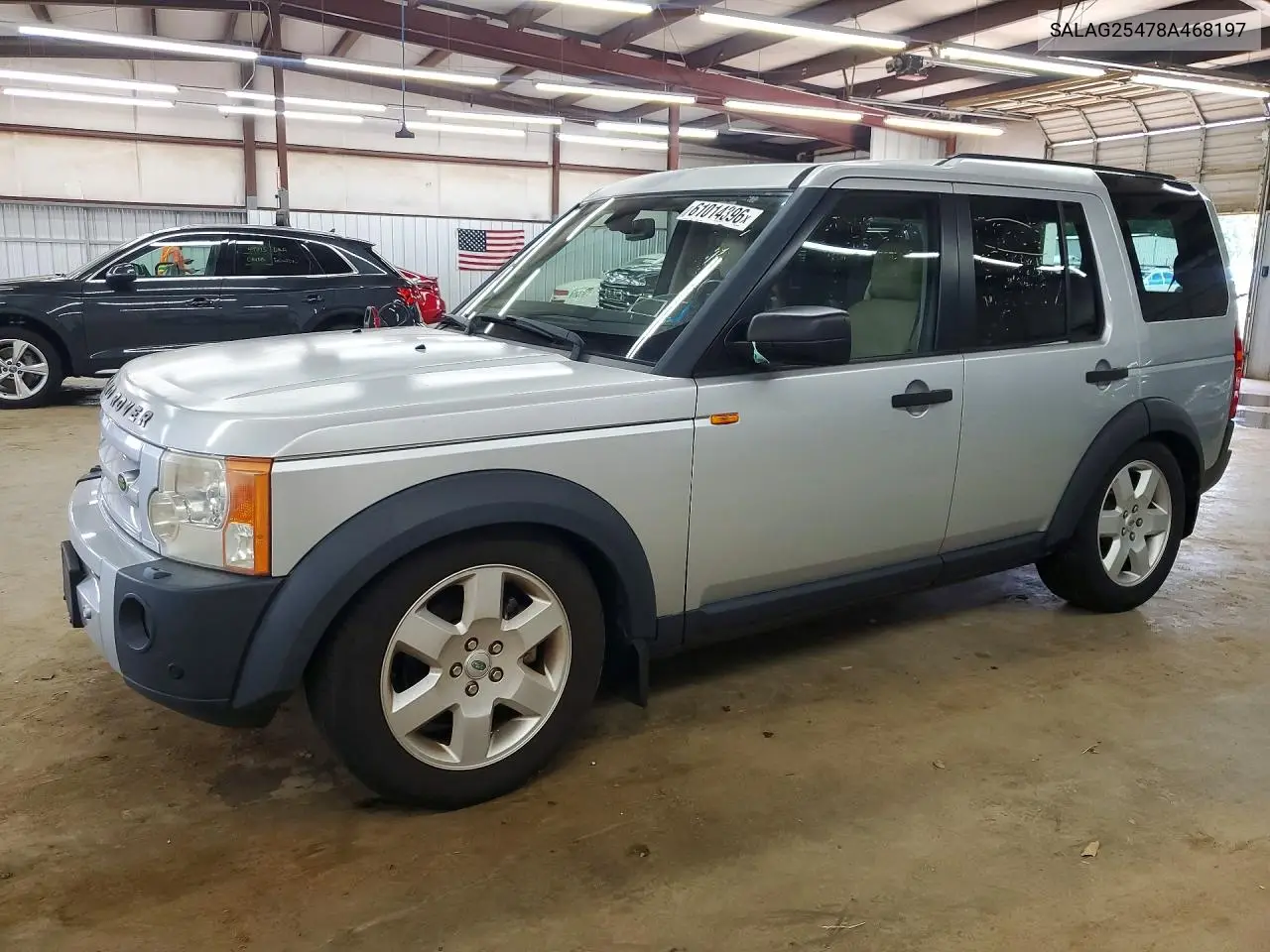 2008 Land Rover Lr3 Hse VIN: SALAG25478A468197 Lot: 61014396