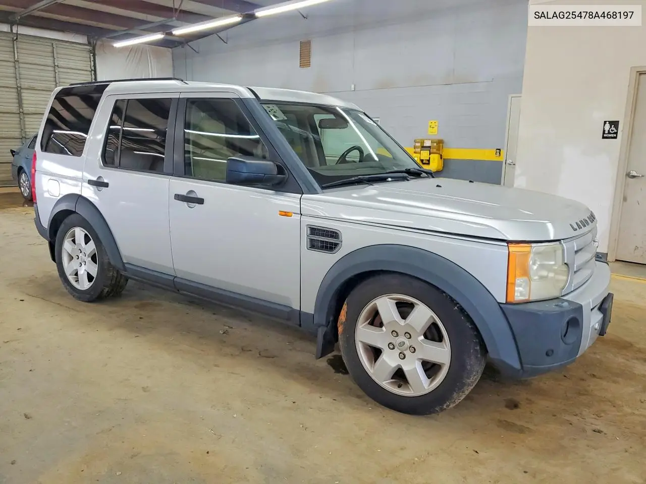 2008 Land Rover Lr3 Hse VIN: SALAG25478A468197 Lot: 61014396