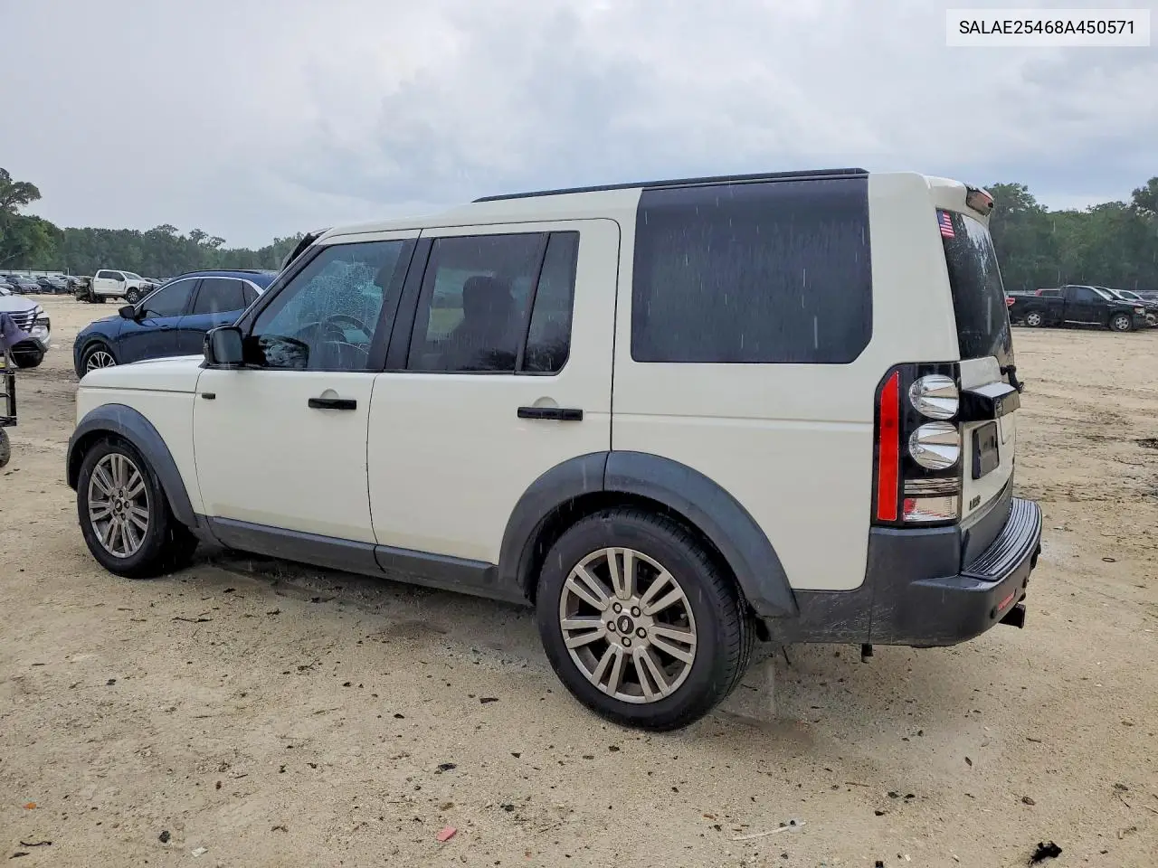 2008 Land Rover Lr3 Se VIN: SALAE25468A450571 Lot: 61570516