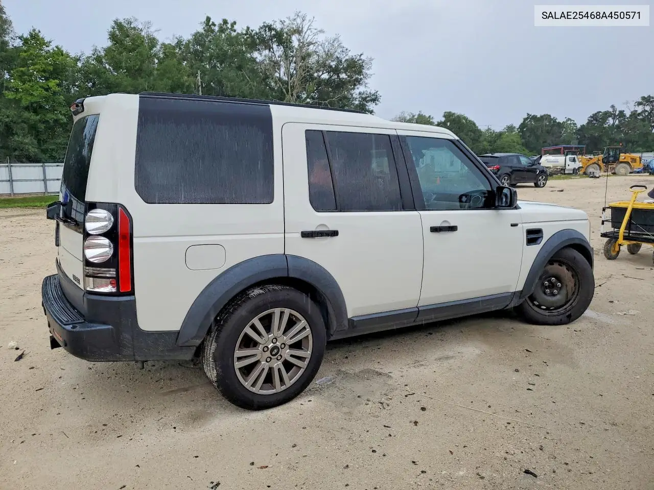 2008 Land Rover Lr3 Se VIN: SALAE25468A450571 Lot: 61570516
