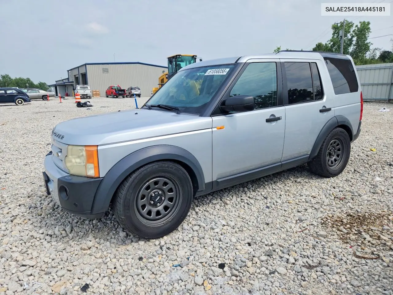 2008 Land Rover Lr3 Se VIN: SALAE25418A445181 Lot: 61858056