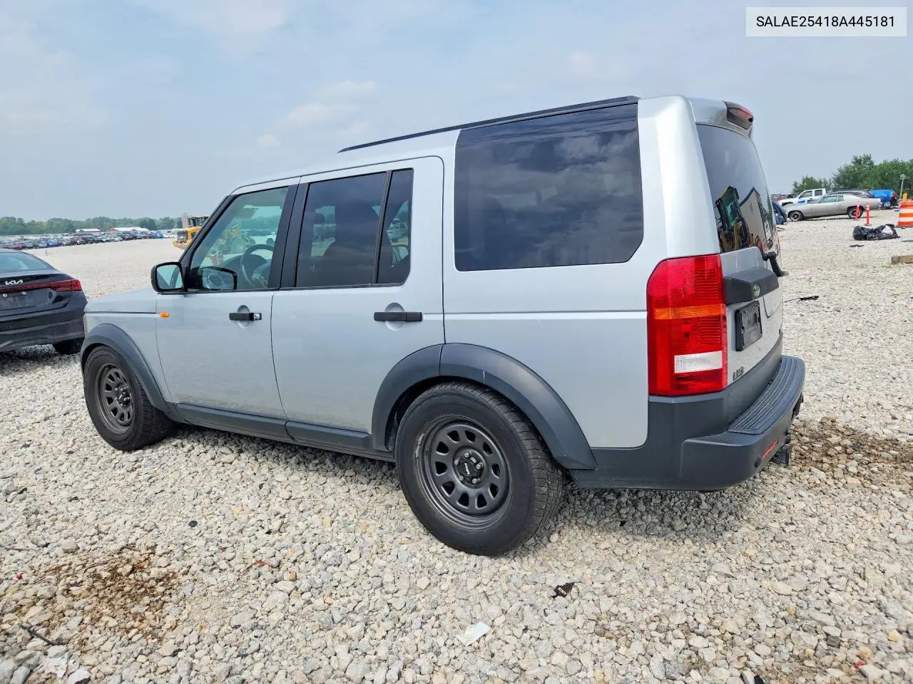 2008 Land Rover Lr3 Se VIN: SALAE25418A445181 Lot: 61858056