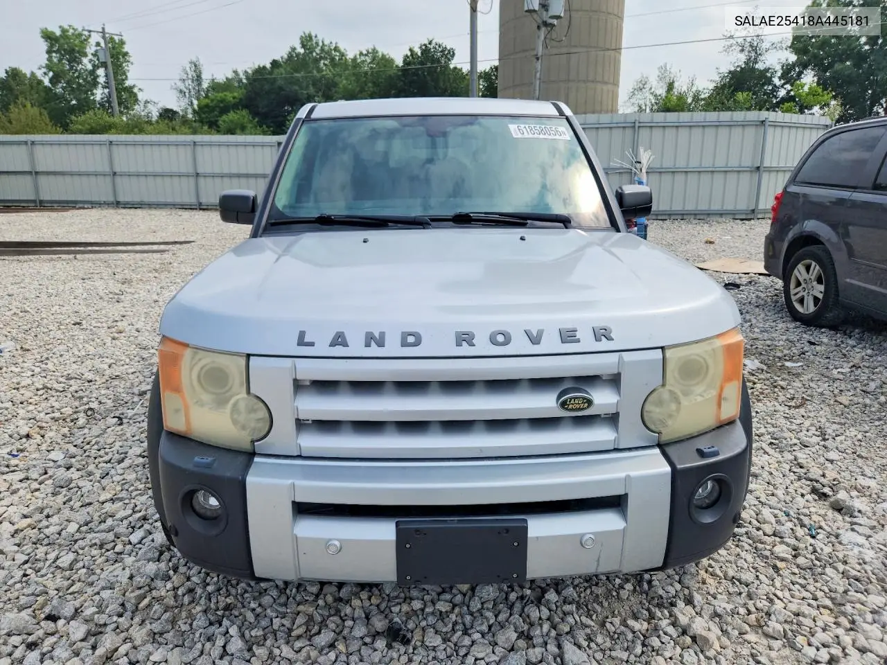 2008 Land Rover Lr3 Se VIN: SALAE25418A445181 Lot: 61858056