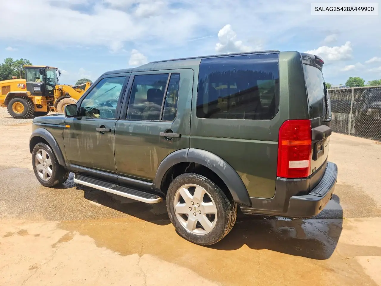 2008 Land Rover Lr3 Hse VIN: SALAG25428A449900 Lot: 62011416