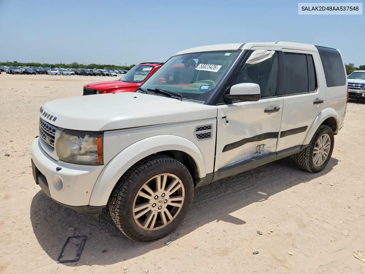 2010 Land Rover Lr4 Hse Luxury VIN: SALAK2D48AA537548 Lot: 58823426