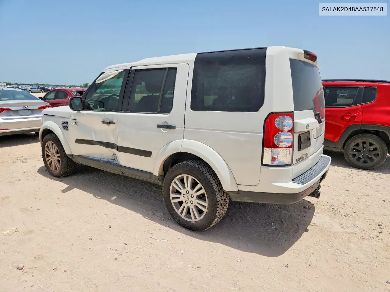 2010 Land Rover Lr4 Hse Luxury VIN: SALAK2D48AA537548 Lot: 58823426