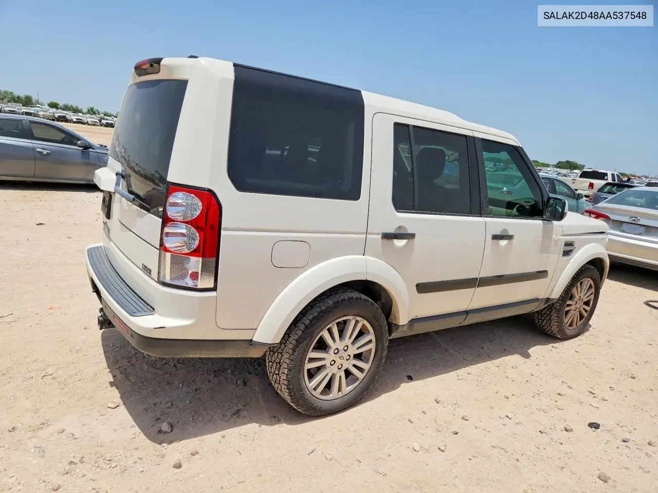 2010 Land Rover Lr4 Hse Luxury VIN: SALAK2D48AA537548 Lot: 58823426