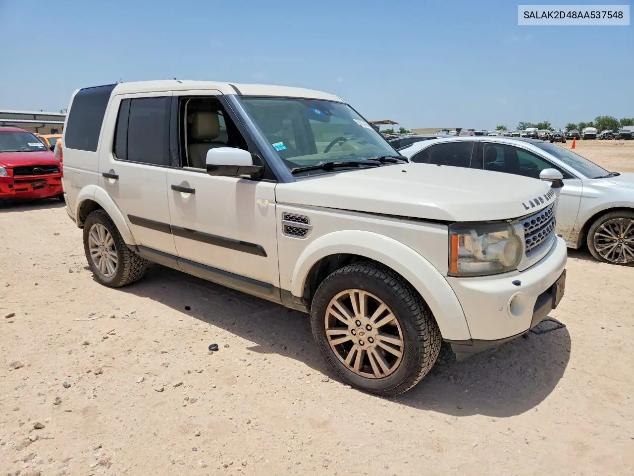 2010 Land Rover Lr4 Hse Luxury VIN: SALAK2D48AA537548 Lot: 58823426
