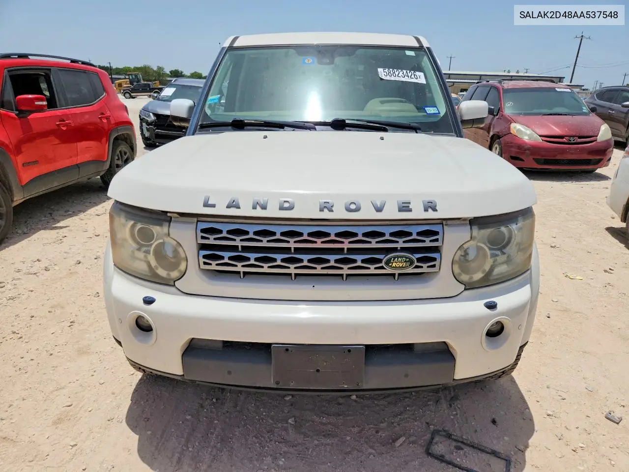 2010 Land Rover Lr4 Hse Luxury VIN: SALAK2D48AA537548 Lot: 58823426