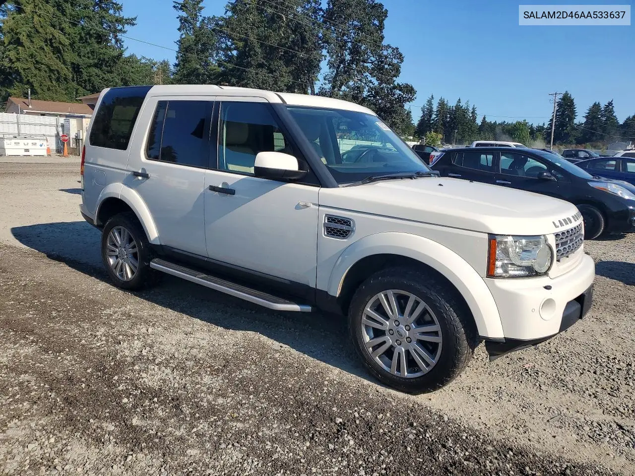 2010 Land Rover Lr4 Hse Plus VIN: SALAM2D46AA533637 Lot: 60631386