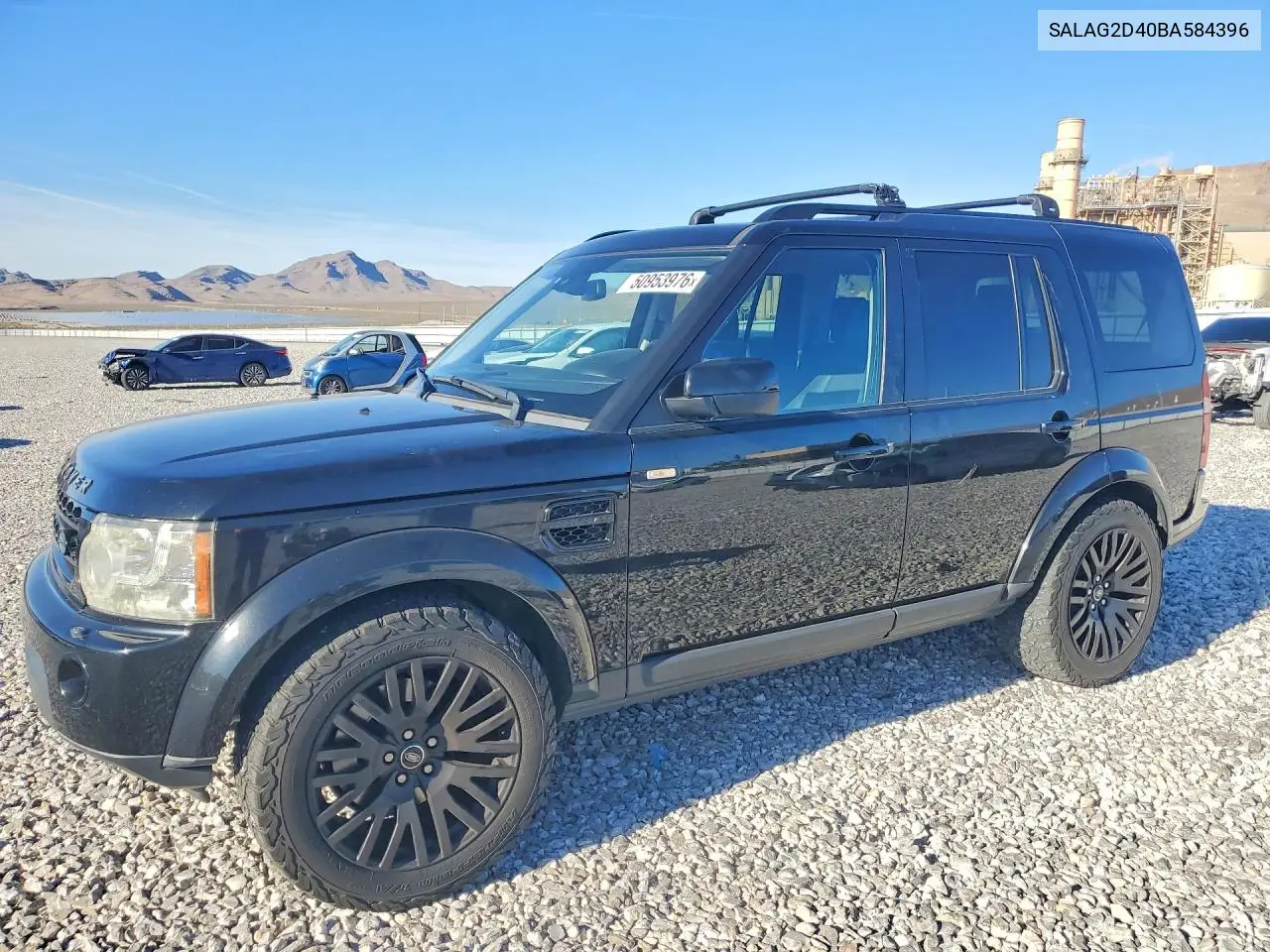 2011 Land Rover Lr4 Hse VIN: SALAG2D40BA584396 Lot: 50953976