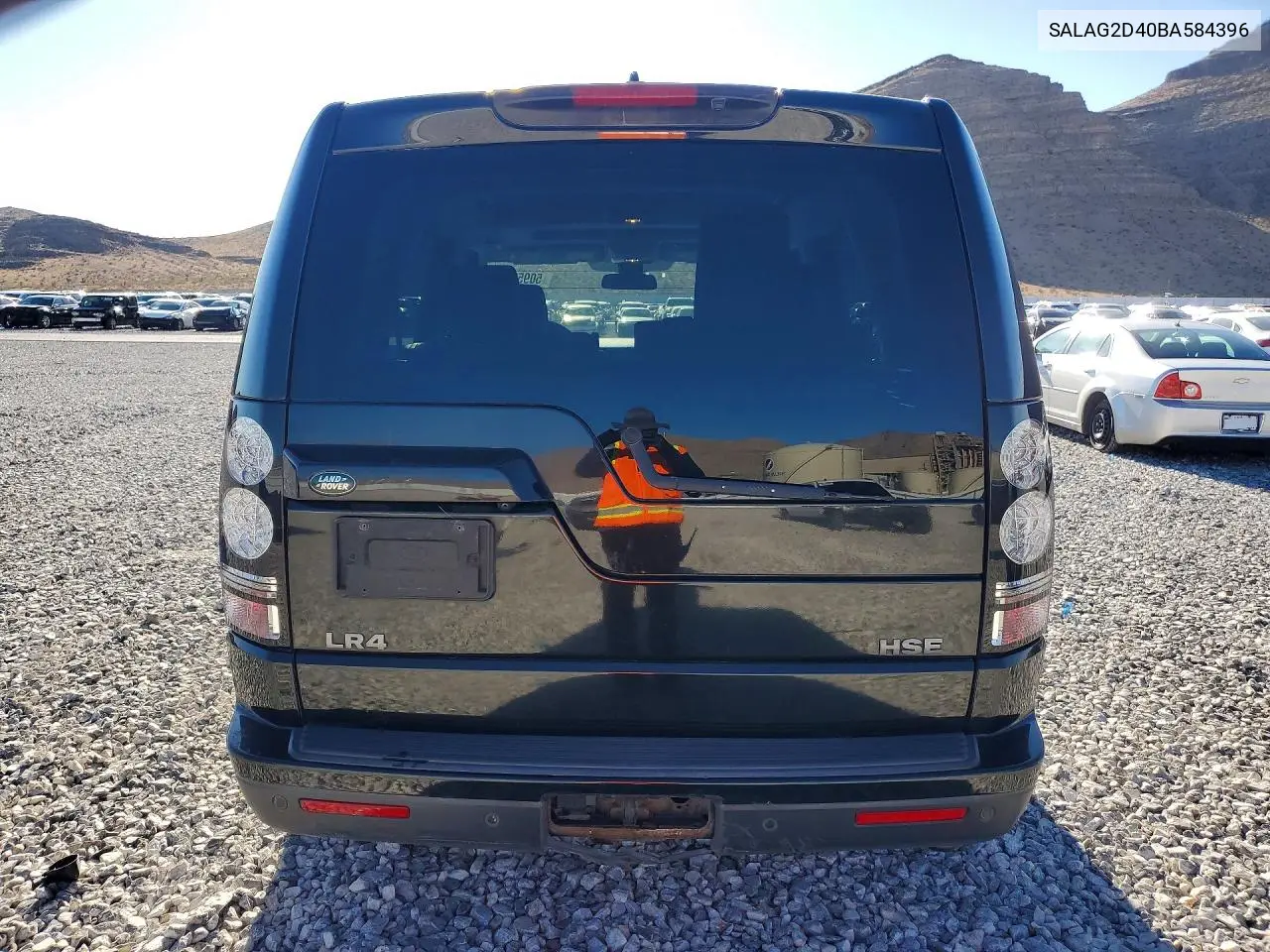 2011 Land Rover Lr4 Hse VIN: SALAG2D40BA584396 Lot: 50953976