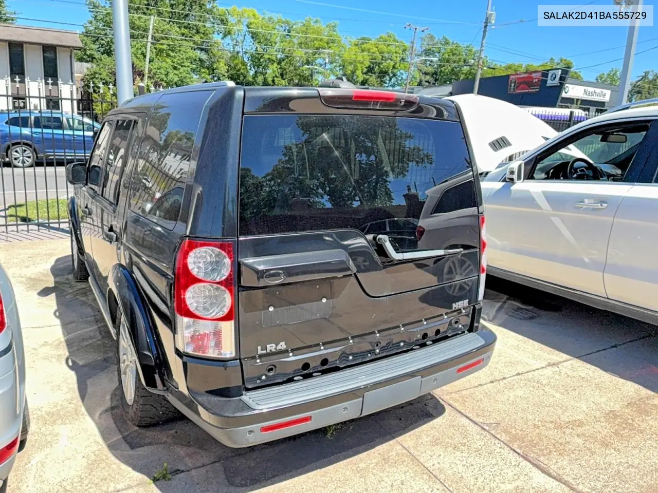 2011 Land Rover Lr4 Hse Luxury VIN: SALAK2D41BA555729 Lot: 53972016