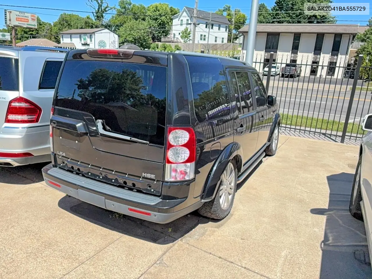 2011 Land Rover Lr4 Hse Luxury VIN: SALAK2D41BA555729 Lot: 53972016