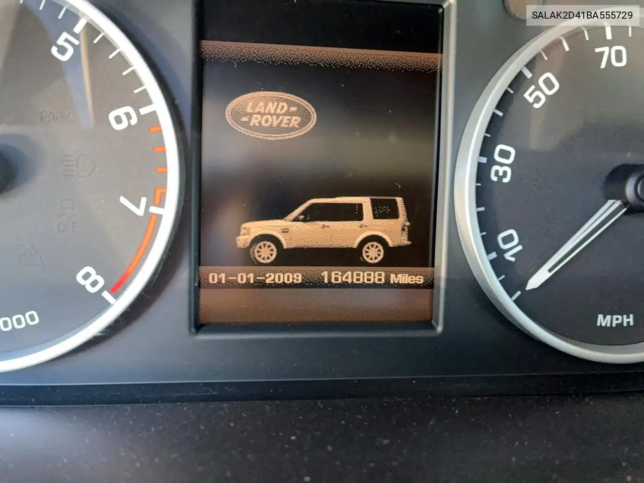 2011 Land Rover Lr4 Hse Luxury VIN: SALAK2D41BA555729 Lot: 53972016