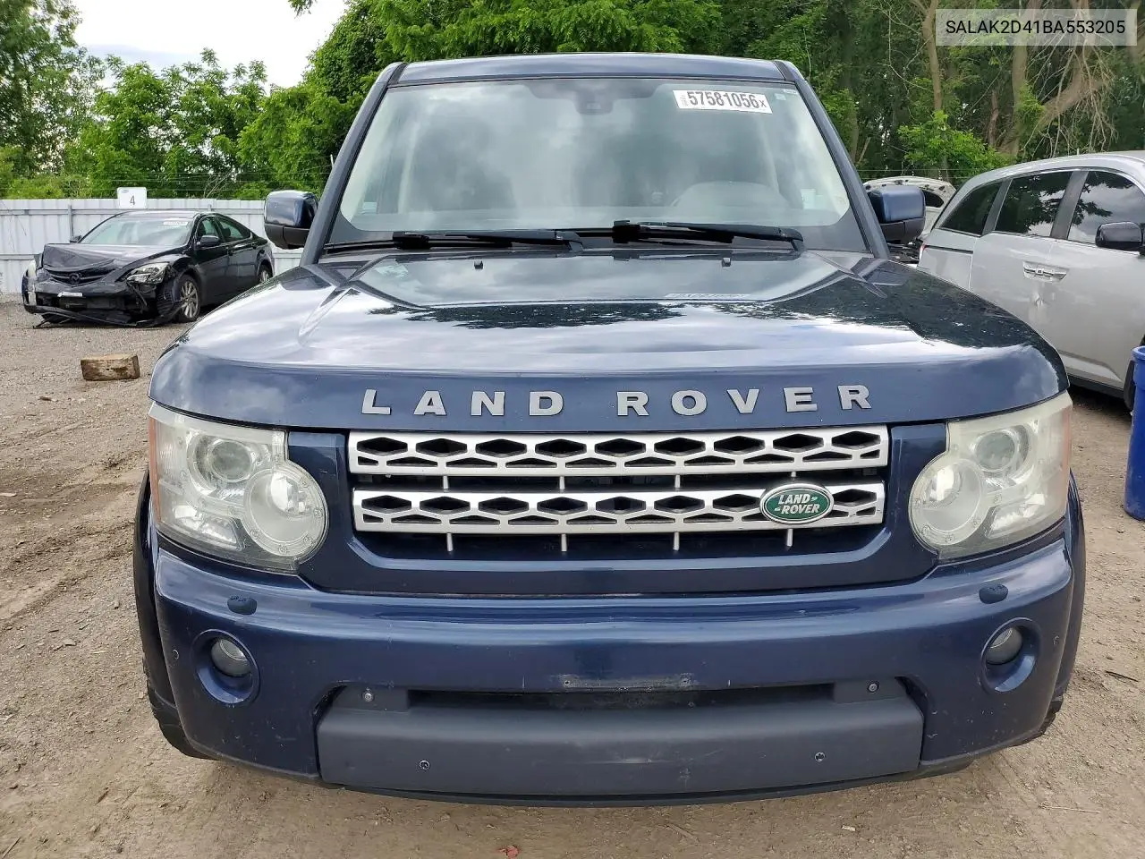 2011 Land Rover Lr4 Hse Luxury VIN: SALAK2D41BA553205 Lot: 57581056
