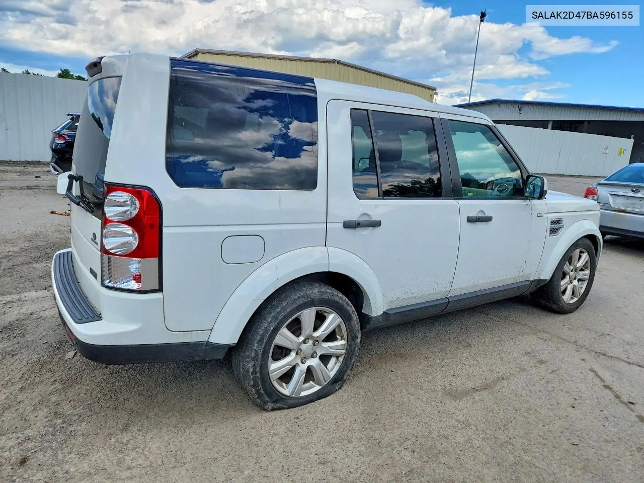 2011 Land Rover Lr4 Hse Luxury VIN: SALAK2D47BA596155 Lot: 58129586