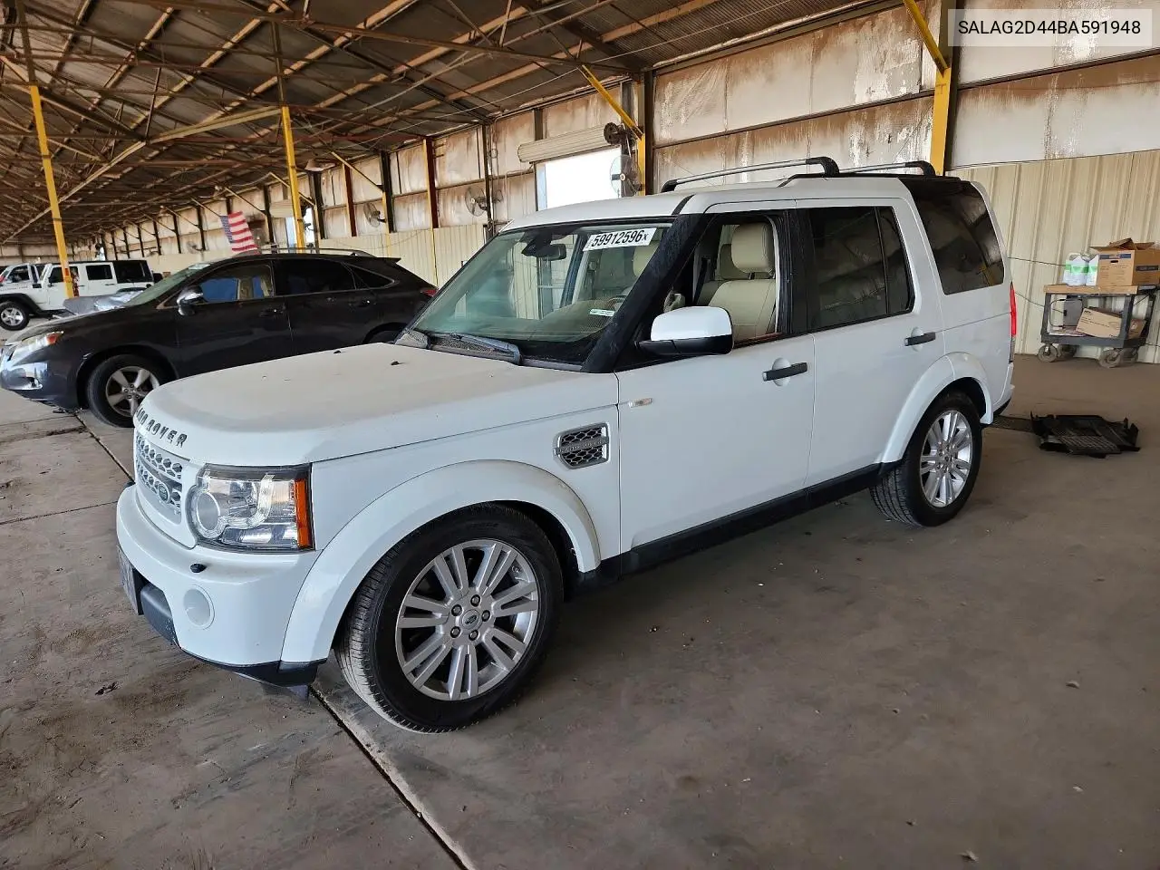 2011 Land Rover Lr4 Hse VIN: SALAG2D44BA591948 Lot: 59912596