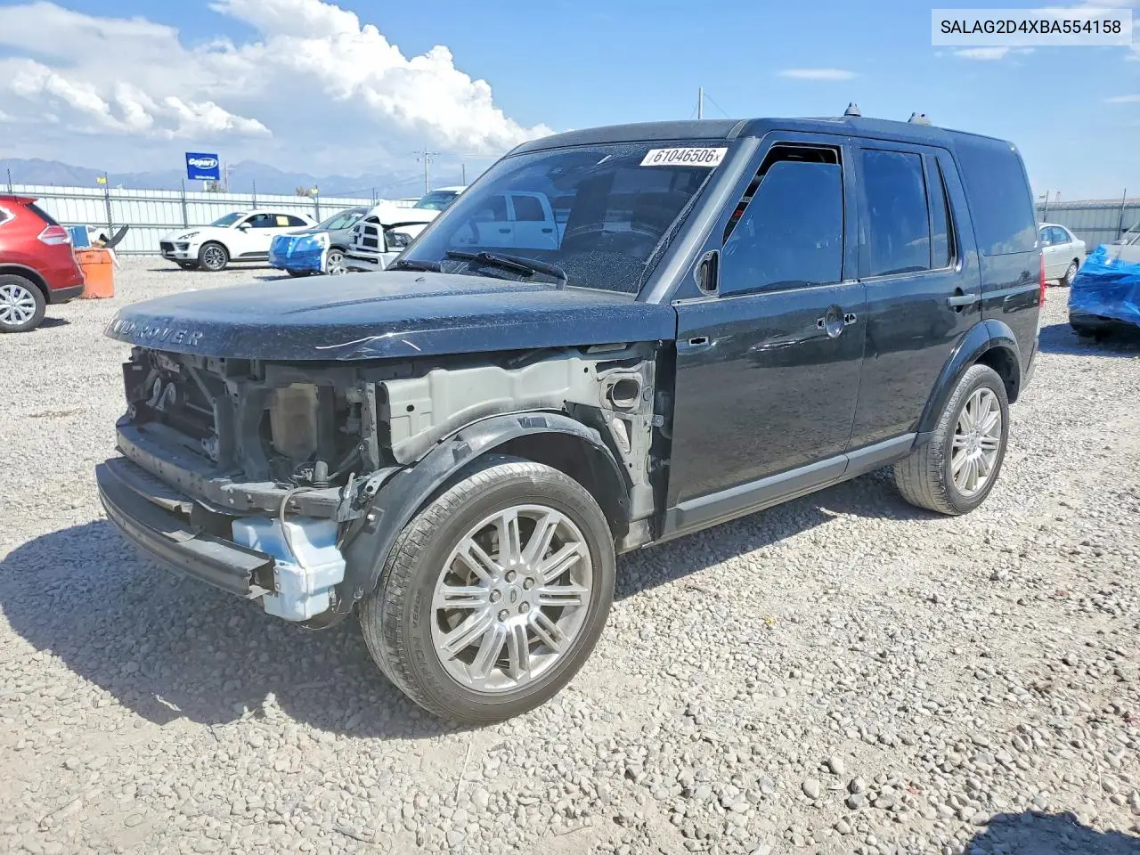2011 Land Rover Lr4 Hse VIN: SALAG2D4XBA554158 Lot: 61046506