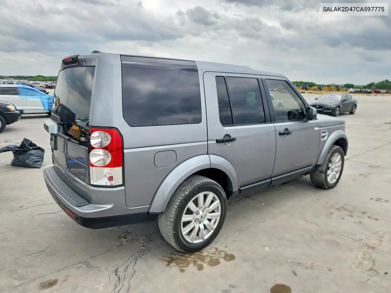 2012 Land Rover Lr4 Hse Luxury VIN: SALAK2D47CA597775 Lot: 50470656