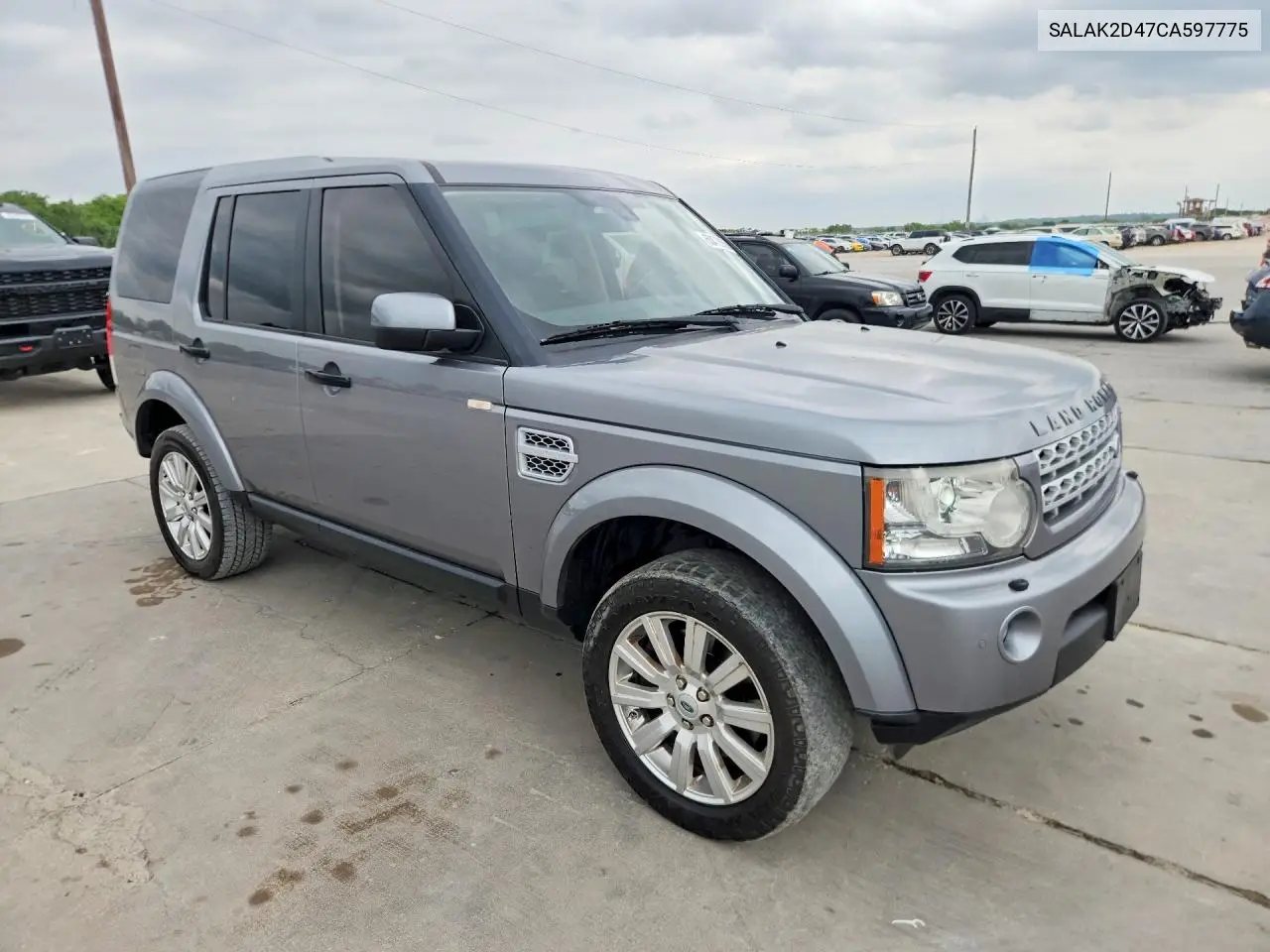 2012 Land Rover Lr4 Hse Luxury VIN: SALAK2D47CA597775 Lot: 50470656