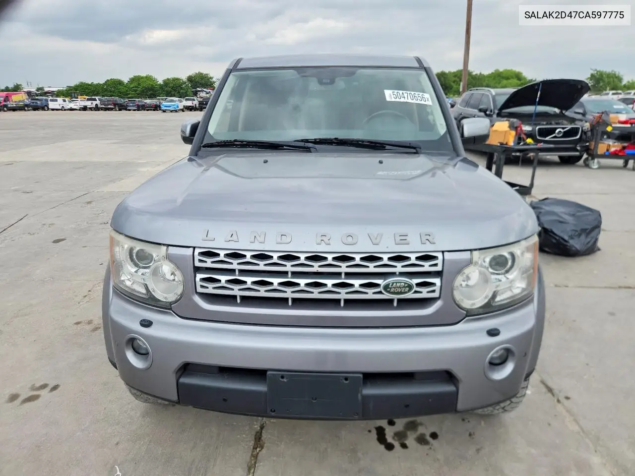 2012 Land Rover Lr4 Hse Luxury VIN: SALAK2D47CA597775 Lot: 50470656