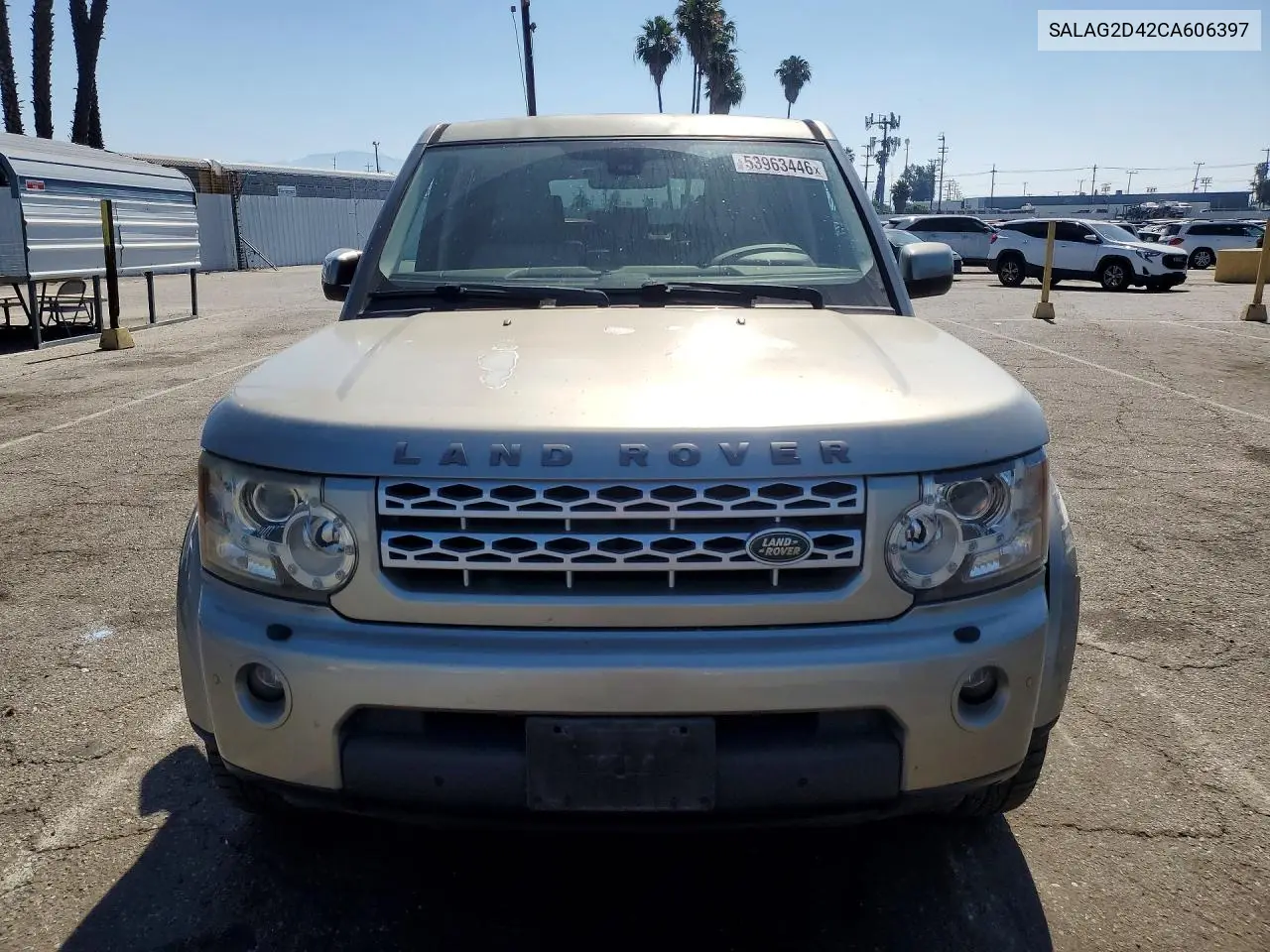 2012 Land Rover Lr4 Hse VIN: SALAG2D42CA606397 Lot: 53963446