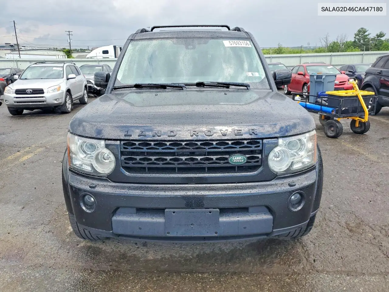 2012 Land Rover Lr4 Hse VIN: SALAG2D46CA647180 Lot: 57693156