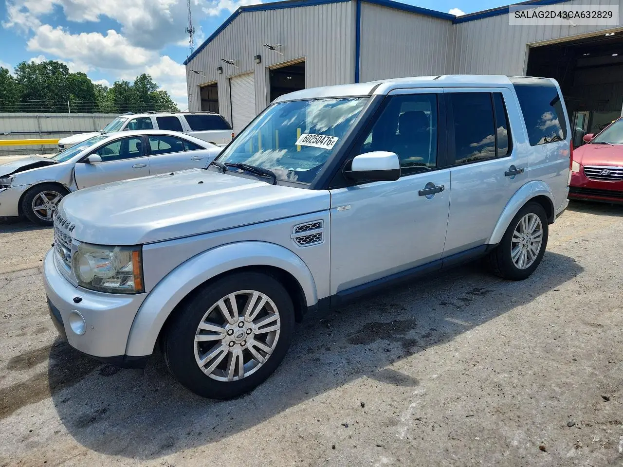 2012 Land Rover Lr4 Hse VIN: SALAG2D43CA632829 Lot: 60250476
