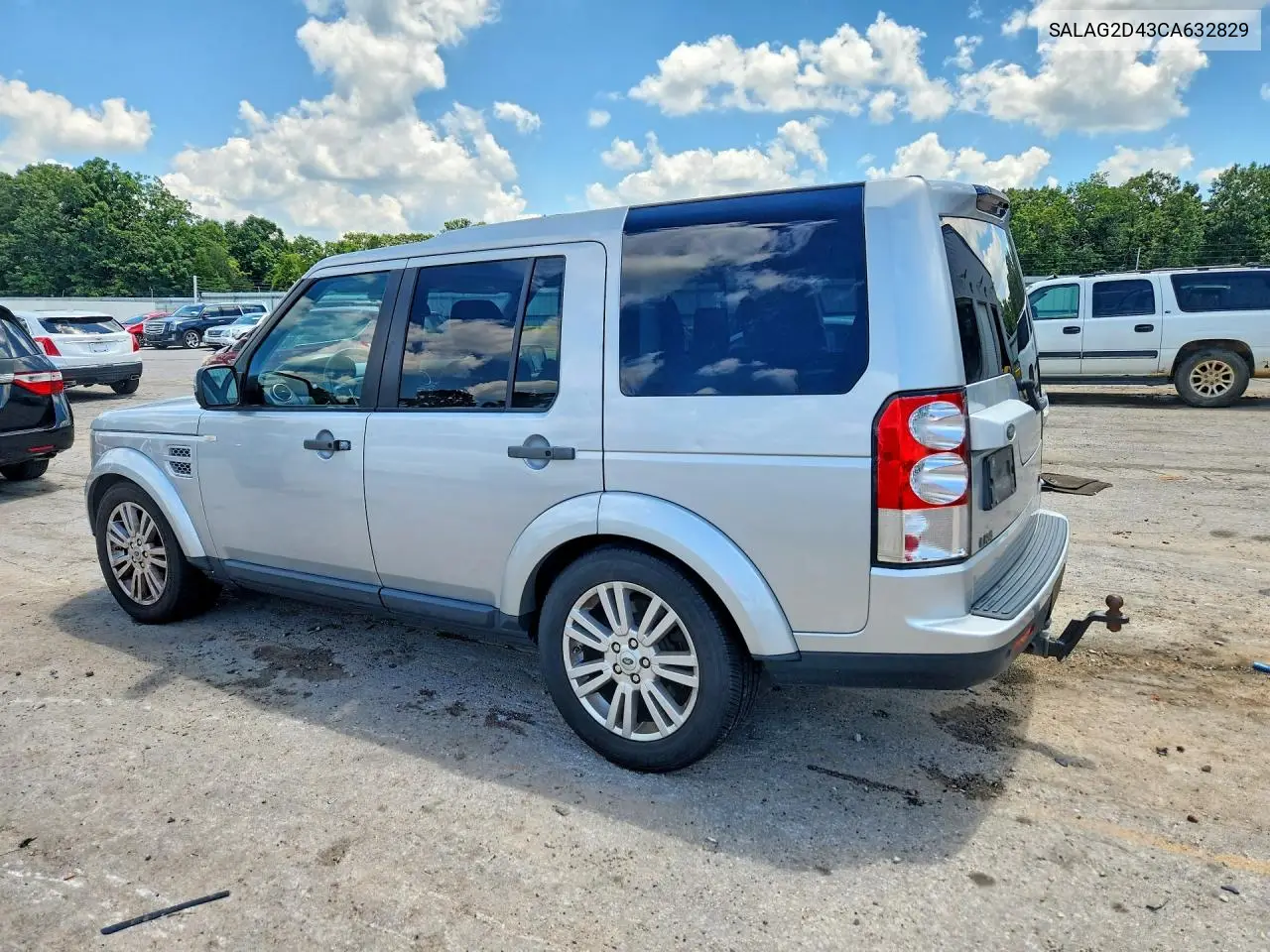 2012 Land Rover Lr4 Hse VIN: SALAG2D43CA632829 Lot: 60250476